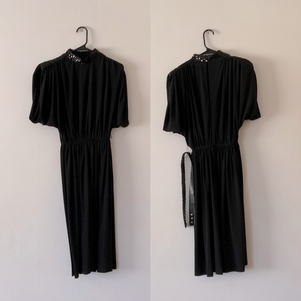 Vintage Rimini Black Cocktail Dress